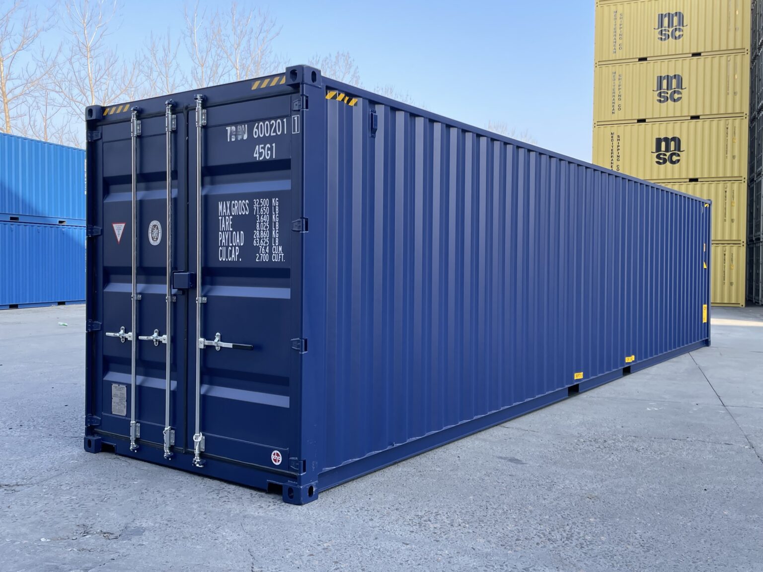 40 Fuß High Cube Container