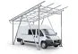 Wohnmobil Carport Gestell SPG-W mit Regenrinne, Aluminium, Durchfahrtshöhe 2.920 mm, SoloPort