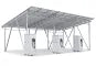 Wohnmobil Solarcarport Anbaufeld SP40/5-1AW inkl. Wallbox und Schaltschrank, Aluminium, Durchfahrtshöhe 2.920 mm, SoloPort