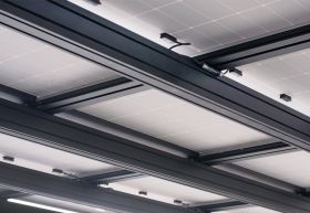 Solar Carport Aluminium Rahmen ohne Module 3570 x 5280 mm
