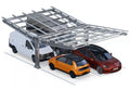 Parkplatzüberdachung PP4-G-3, doppelseitig, Grundfeld, SoloPort